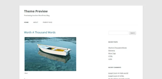 wordpress theme