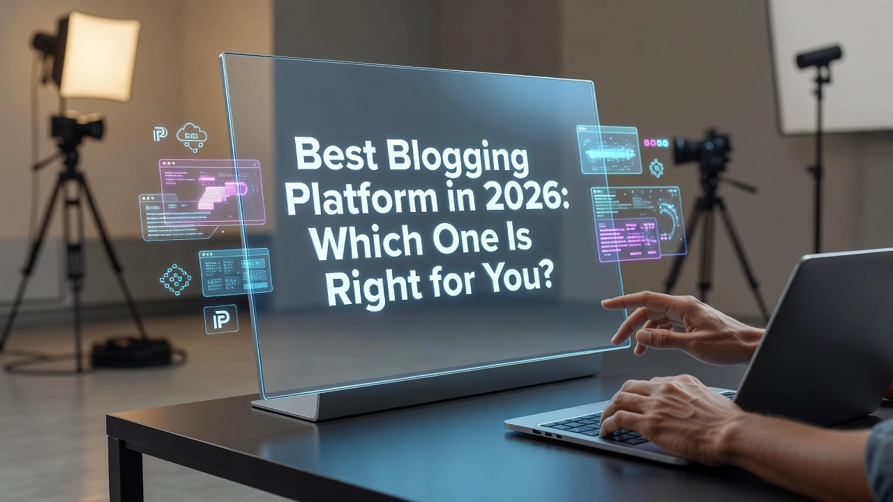 Professional header image for comparison analysis: Best Blogging Platform in 2026: Which One Is Right for You?
