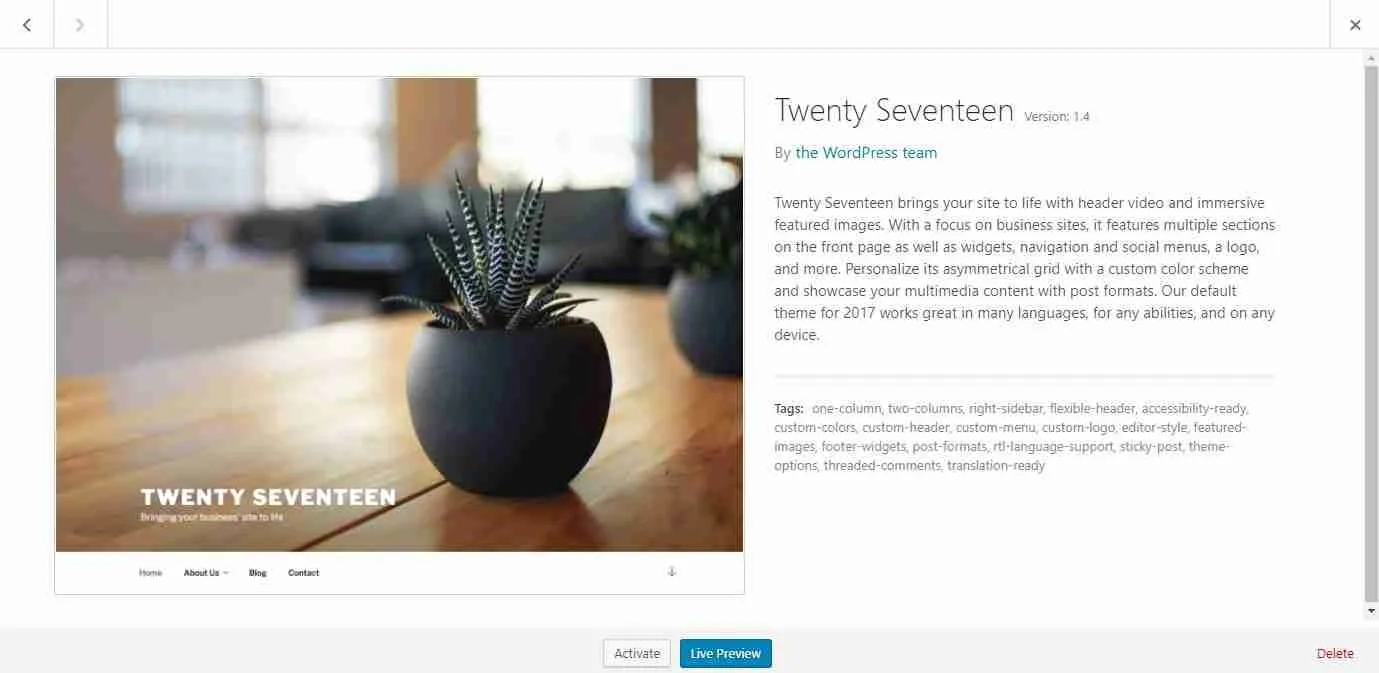 A sleek, modern workspace featuring a minimalistic desk with a succulent plant in a black pot, accompanied by a blurred background of a computer showcasing a deleted Wordpress theme.